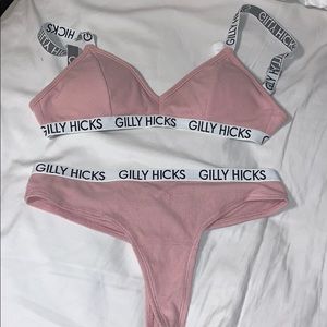 Gilly hicks bra and thong